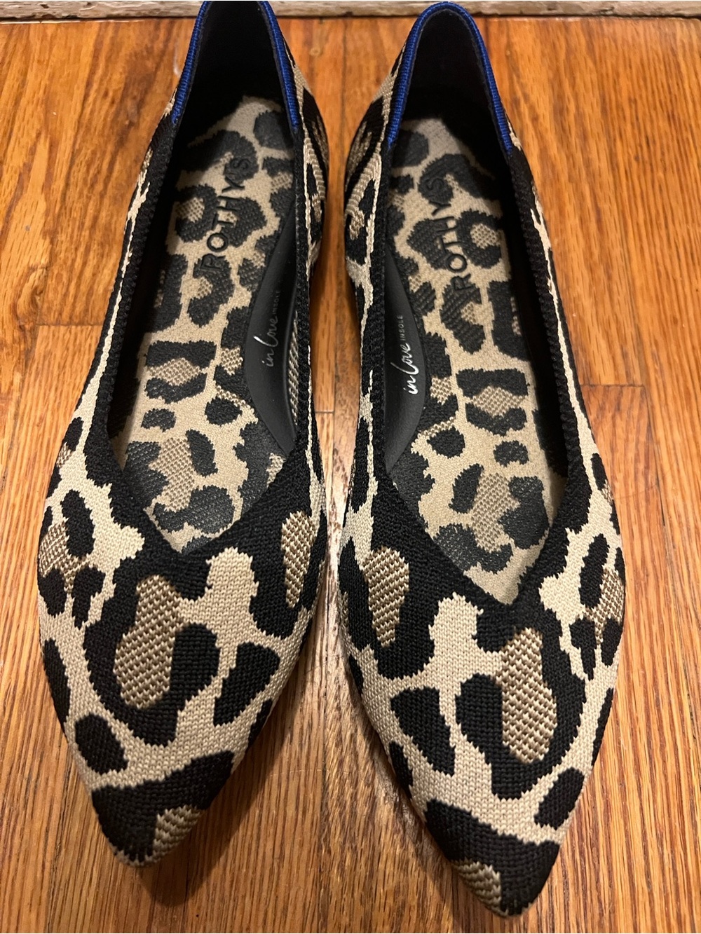 Rothy’s The Point II Leopard Flats